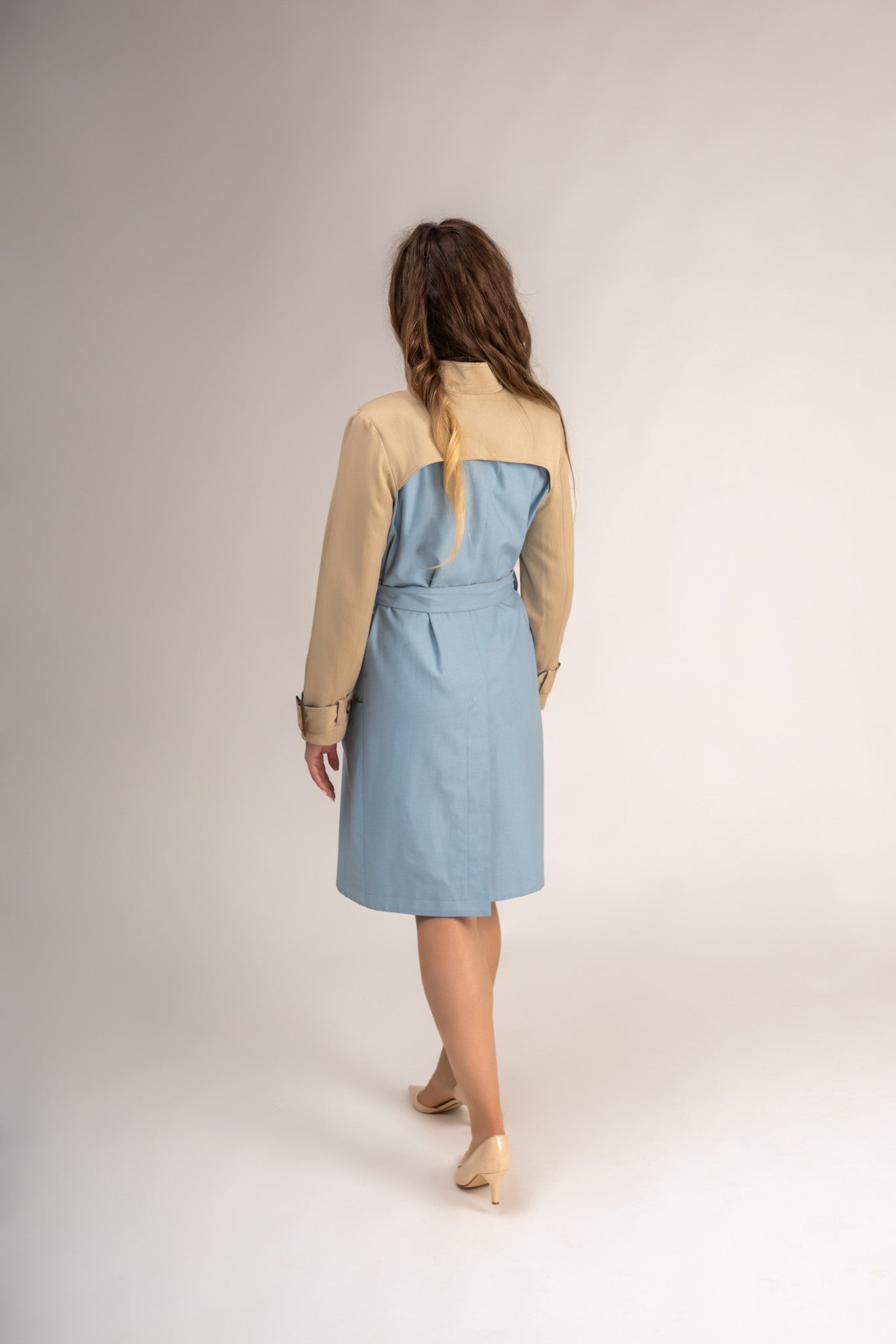 Imperméable « Molyneux » Arche Romantique En Deux Tons