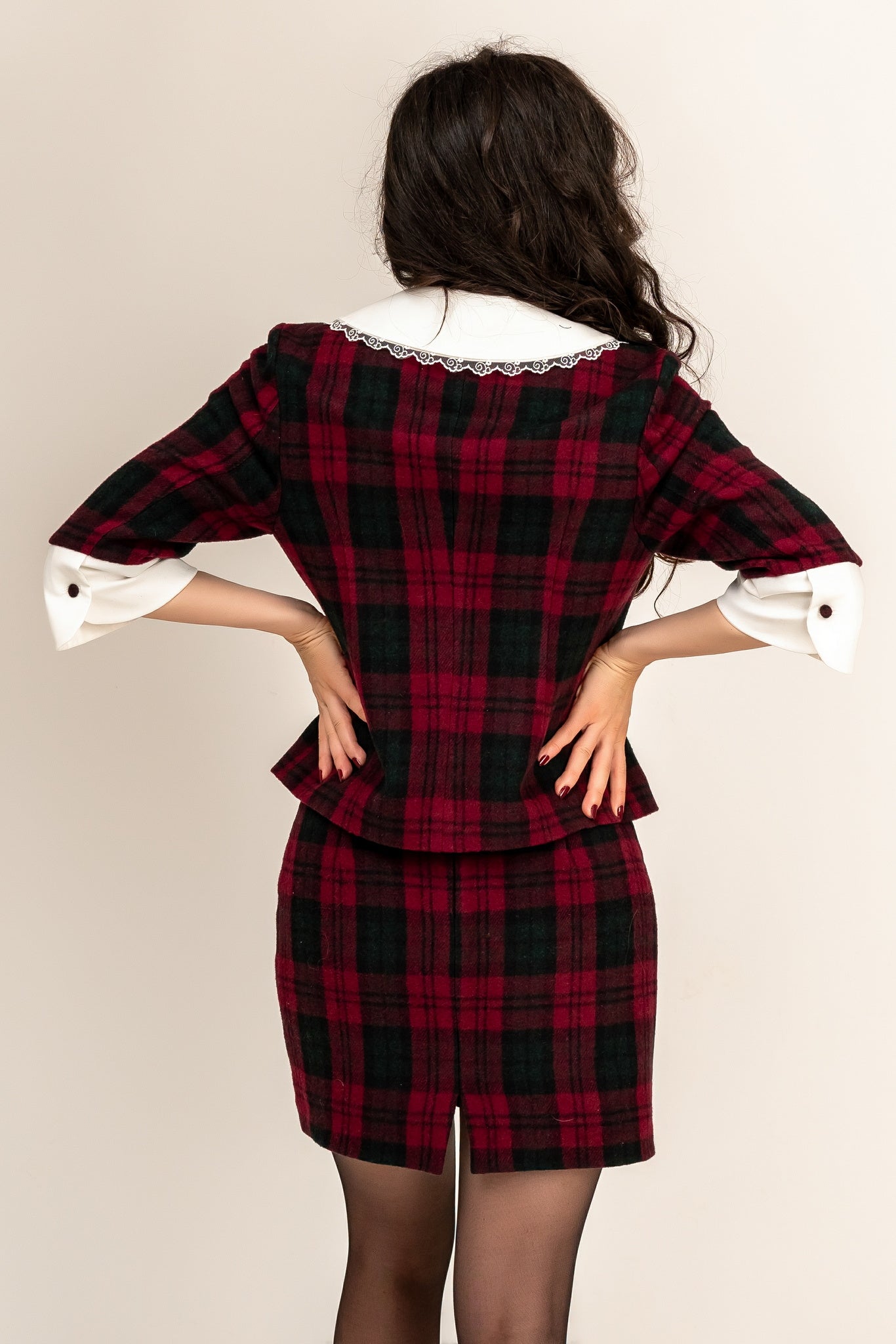 "Conté" Tartan Wool Costume Set