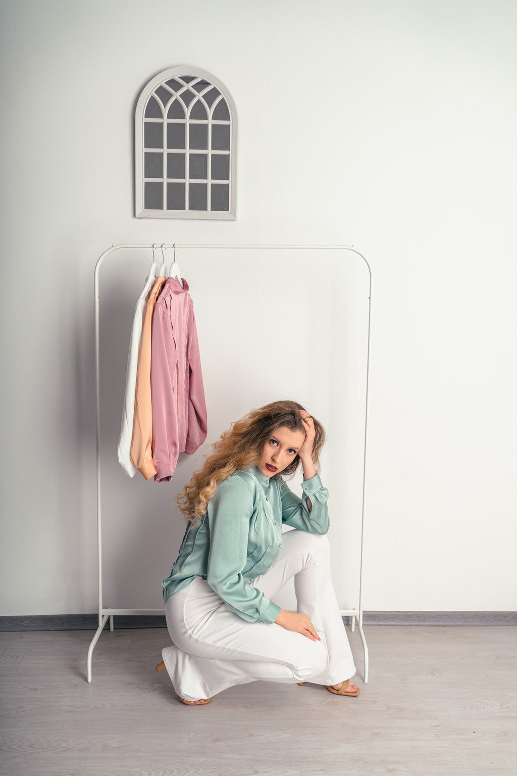 Chemise contemporaine en soie "St.Pancras"